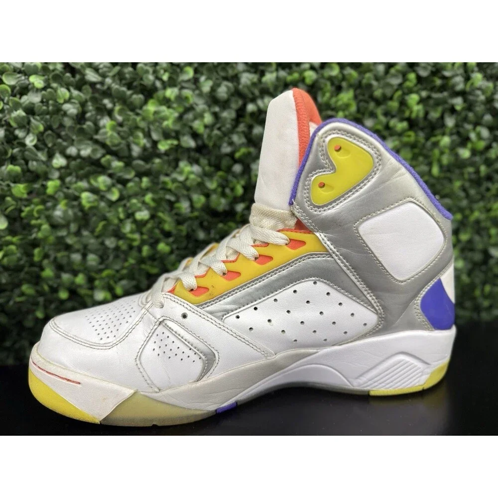 Nike Air Flight Lite High Hyper Grape Silver 329984-100 Men's 10.5 Pre-owned